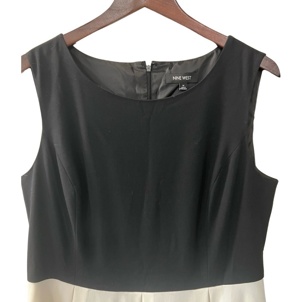 Nine West Fit & Flare  Midi Cocktail Dress Size 14 NWOT Women - Picture 7 of 12